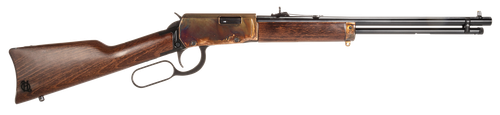 Heritage Mfg STR22LCH16 Settler Compact 22 LR 13+1 16.50" Black Oxide Alloy Steel Barrel, Color Case Hardened Aluminum Receiver ,Walnut Fixed Stock, Right Hand
