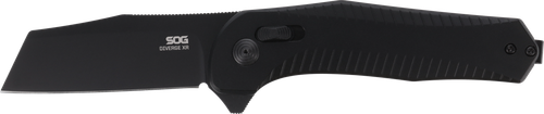 S.O.G SOG12020143 Diverge XR Folder 3" Folding EDC Plain Black PVD D2 Steel Blade, Black Scaled Aluminum Handle