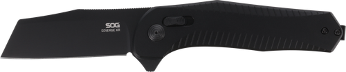 S.O.G SOG12020143 Diverge XR Folder 3" Folding EDC Plain Black PVD D2 Steel Blade, Black Scaled Aluminum Handle