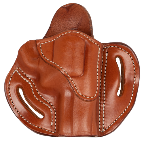 1791 Gunleather RVH2SCBRR RVH2S  OWB Size 02S Classic Brown Leather Belt Slide Fits S&W K Frame Right Hand