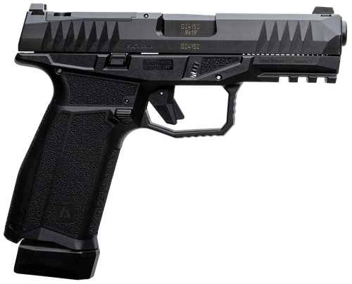 AREX 815537023954 Delta M Gen2 9mm Luger 17+1 4" Black Barrel, Black Nitride Optic Cut/Serrated Slide, Black Frame, Ambidextrous