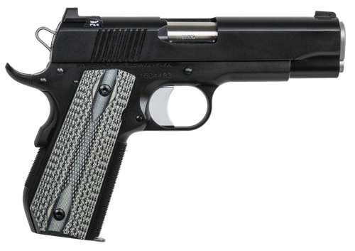 Dan Wesson 01826 V-Bob  45 ACP 8+1 4.25" Stainless Match Grade Barrel, Black Duty Serrated Stainless Steel Slide & Frame w/Beavertail, Black/Gray G10 Grip, Ambidextrous