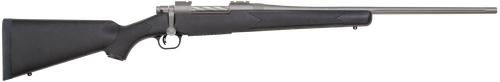 Mossberg 28010 Patriot Synthetic Full Size 30-06 Springfield 5+1 22" Stainless Cerakote Fluted Barrel, Stainless Cerakote Receiver Drilled & Tapped, Black Fixed Synthetic Stock, Right Hand