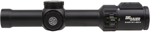 Sig Sauer Electro-Optics SOEBDX61101 Easy6 BDX Black 1-6x 24mm 30mm Tube Illuminated BDX-R2 Digital w/194 LEDs Reticle Features Ballistic Data Xchange