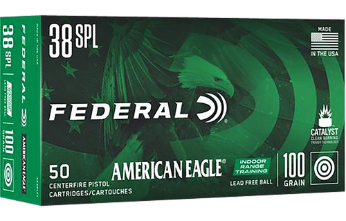 Federal AE38LF1 American Eagle IRT  38Special 100gr Lead Free IRT 50 Per Box/10 Case