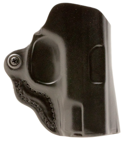 DeSantis Gunhide 019BAB6Z0 Mini Scabbard  OWB Black Leather Belt Slide Fits Glock 17/19/23/32/36 Right Hand