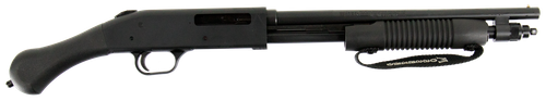 Mossberg 50649 590 Shockwave 410 Gauge Pump 3" 5+1 14.38" Matte Blued Heavy-Walled Barrel, Drilled & Tapped Blued Stainless Steel Receiver, Black Raptor Birdshead Grip