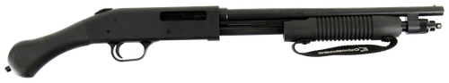 Mossberg 50649 590 Shockwave 410 Gauge Pump 3" 5+1 14.38" Matte Blued Heavy-Walled Barrel, Drilled & Tapped Blued Stainless Steel Receiver, Black Raptor Birdshead Grip
