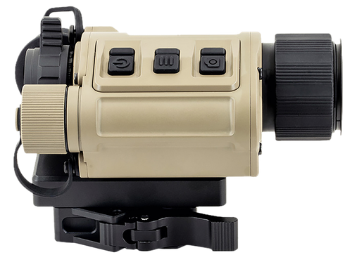 InfiRay Outdoor RH25V2 RICO Micro V2 640 Thermal Weapon Sight Tan 1x25mm Multiple Reticle 640x480, 12 Microns, 60Hz Resolution, Zoom 1x/2x/4x