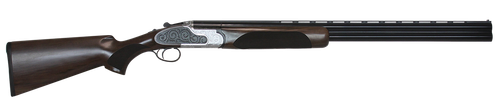 CZ-USA 06455 WingShooter Elite 12 Gauge 3" 2rd 28" Gloss Black Chrome Barrel, Engraved Satin-Gloss Chrome Metal Finish, Turkish Walnut Stock Includes 5 Chokes