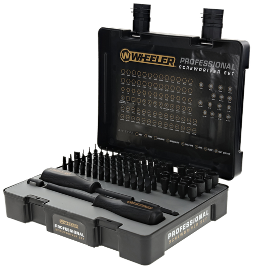 Wheeler 4001003 Professional Screwdriver Set Black 100 Pieces