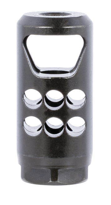 Ruger 90698 Hybrid Muzzle Brake Matte Black Steel 1/2"x28 Threads, 2.20" OAL 1" Diameter, 35 Cal