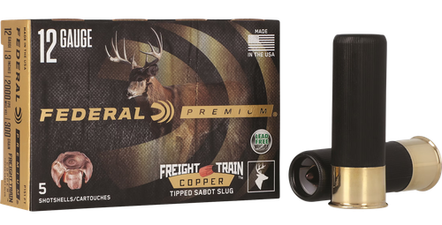Federal P151FT Premium Freight Train 12Gauge 3" SlugShot 5 Per Box/10 Case
