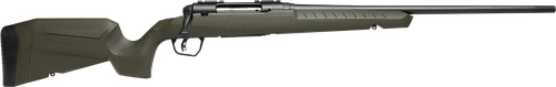 Savage Arms 32106 Axis 2 Compact 243 Rem 4+1 20" Matte Black Heavy Sporter Barrel, Matte Black Drilled & Tapped Carbon Steel Receiver, Fixed OD Green Synthetic Stock, Right Hand