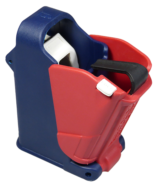 Maglula UP60US LULA Loader & Unloader Double Stack/Single Stack Red/White/Blue Polymer 9mm Luger/ 45 ACP
