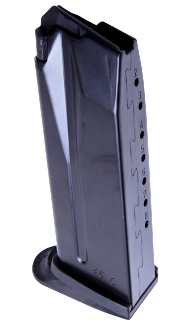 HK 50248621 45C  Black Detachable with Extended Floor Plate 8rd 45 ACP for H&K USP Compact/45 Compact