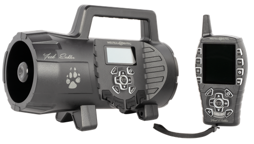 Western Rivers WRC-EGC-SS Eichler Single Speaker Electronic Call Multiple Sounds Attracts Predators Features Remote Control Black Plastic