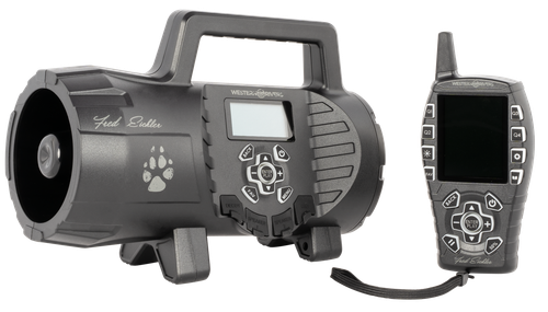 Western Rivers WRC-EGC-SS Eichler Single Speaker Electronic Call Multiple Sounds Attracts Predators Features Remote Control Black Plastic