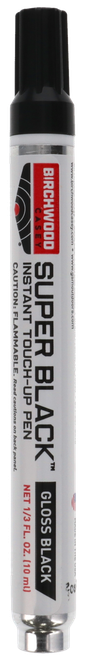 Birchwood Casey 15111 Super Black Touch-Up Pen Gloss Black 1/3 oz.