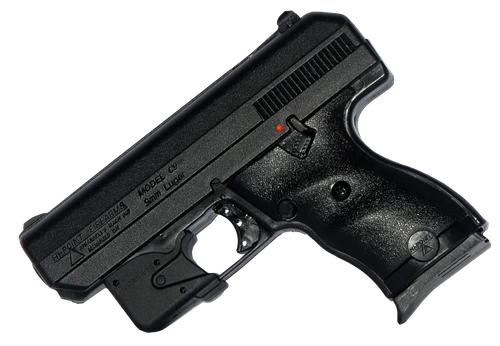 Hi-Point 916LLTGM C9  9mm Luger 8+1 3.50" Black Steel Barrel, Black Powder Coated Serrated Steel Slide, Black Polymer Frame Black Polymer Grip, LaserLyte Laser