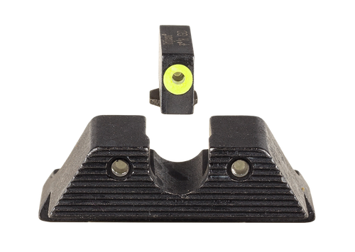 Trijicon 600845 HD XR Night Sight Set Green Tritium/Yellow Outline Front, Green Tritium Rear, Black Frame, Fits Glock/48/43/43X/43E Excludes MOS