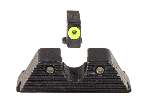 Trijicon 600845 HD XR Night Sight Set Green Tritium/Yellow Outline Front, Green Tritium Rear, Black Frame, Fits Glock/48/43/43X/43E Excludes MOS