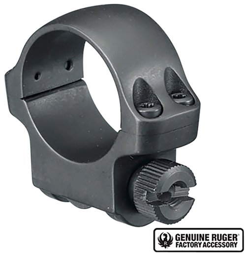 Ruger 90277 3BHM Scope Ring  Matte Black 1" Low