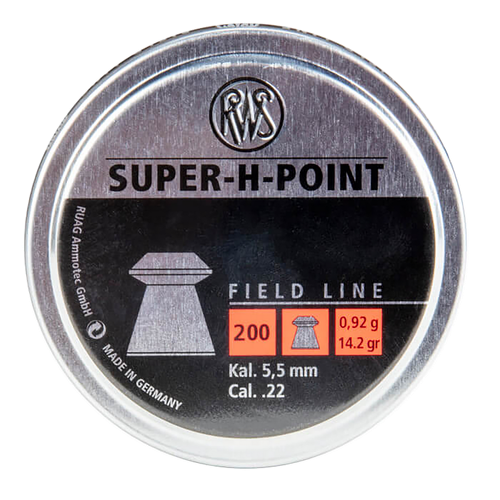 Umarex USA 2317404 Super-H Point Field Line 22 Lead Hollow Point/ 200 Per Tin