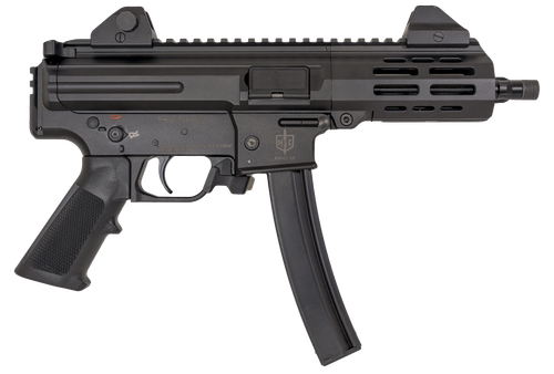 MAC 12755001 IX  9mm Luger 30+1 6.50" Threaded Barrel, Picatinny Rail Receiver & Rear, Black Polymer Grip