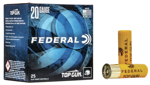 Federal TG2075 Top Gun  20Gauge 2.75" 7/8oz 7.5Shot 25 Per Box/10 Case