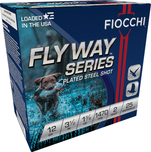 Fiocchi 1235ST2 Flyway  12Gauge 3.50" 1 3/8oz 2Shot 25 Per Box/10 Case