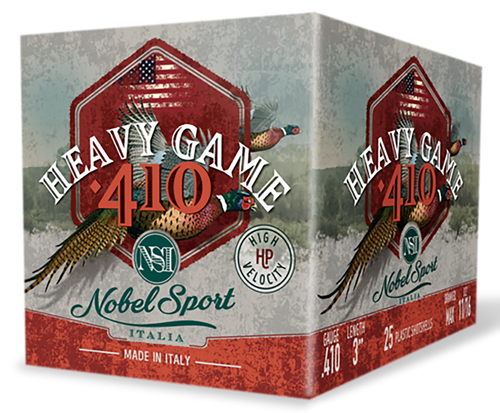 Nobel/Eurosports LLC ANS4136 Heavy Game  410Gauge 3" 11/16oz 6Shot 25 Per Box/10 Case