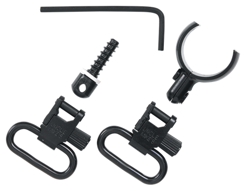 Uncle Mike's 15972 Magnum Band Swivel Set Blued Steel, 1" Loop Size, Quick Detach 115 SG-4 Style for Some 20 Gauge Shotguns