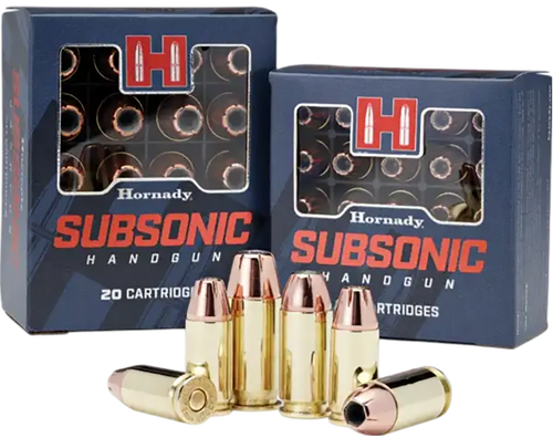 Hornady 90971 Subsonic Handgun 45ACP 230gr Hornady XTP Subsonic 20 Per Box/10 Case