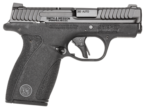 Smith & Wesson 13927 Bodyguard 2.0 Micro Frame 380 ACP 12+1 2.75" Black Armornite Stainless Steel Barrel, Black Armornite Serrated Stainless Steel Slide, Black Polymer Frame, Textured Grip
