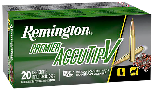Remington Ammunition 29218 Premier Accutip-V 204Ruger 32gr AccuTip V 20 Per Box/10 Case