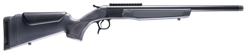 CVA CR4441 Scout  400 Legend 1rd 20" Blued Threaded Barrel, Blued Picatinny Rail Receiver, Stealth Gray Fixed Synthetic Stock