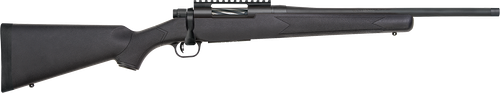 Mossberg 28231 Patriot Carbine 450 Bushmaster 5+1 18" Matte Blued Threaded Bull Barrel, Matte Blued Picatinny Rail Receiver, Black Fixed Synthetic Stock