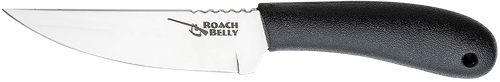 Cold Steel 20RBC Roach Belly  4.50" Fixed Serrated 4116 Stainless Steel Blade/Black Polypropylene Handle
