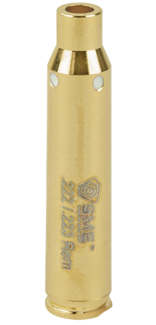 SME XSIBL222 Sight-Rite Laser Bore Sighting System 222/223 Rem Brass Casing