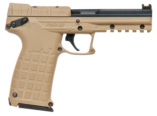 Kel-Tec PMR30BTAN PMR30  22 WMR 30+1 4.30" Fluted Steel Barrel, Black/Tan Serrated Slide, Tan Polymer Frame w/Picatinny Rail, Tan Textured Polymer Grip