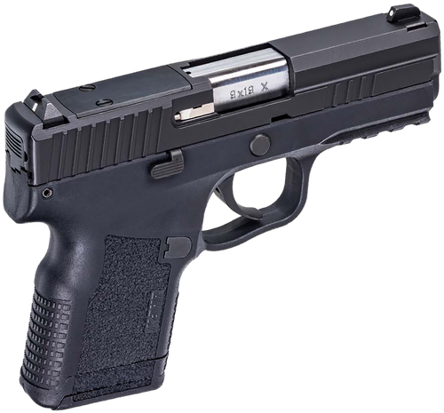 Kahr Arms KX9094RD10 X9  9mm Luger 10+1 3.54" Stainless Steel Barrel, Blackened Optic Ready/Serrated Stainless Steel Slide, Black Polymer Frame w/Picatinny Rail