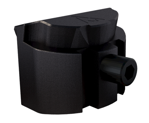Rival Arms RA75G111A Grip Plug  Compatible w/Glock Gen4 (except 36/42/43), Black Anodized Aluminum