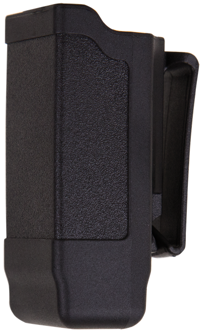 Blackhawk 410600PBK Single Mag Case  Matte Black Polymer Belt Clip Compatible w/ Double Stack 9mm/10mm/40/45/357