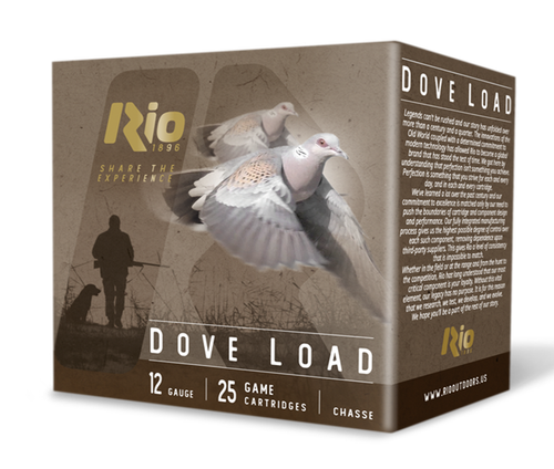 RIO RDL3275    DOVE LOAD 12G  2-3/4  7-1/2   25/10