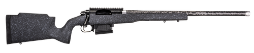 Proof Research 137895 Elevation MTR 2.0 7mm PRC 22" Carbon Fiber Wrapped Match Grade Threaded Barrel, Black Cerakote Picatinny Rail Steel Receiver, Fixed Proof Black Granite Carbon Fiber Stock