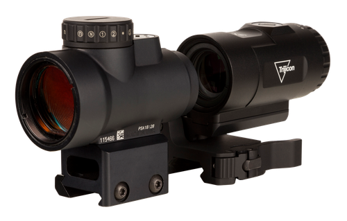 Trijicon 2200057 MRO HD Matte Black 1x/3x 25 mm 2 MOA Red Dot/68 MOA Circle Multi Reticle Magnifier