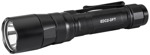 SureFire EDC2DFTBK  Everyday Carry Series Black Anodized 25/600/700 Lumens  White LED