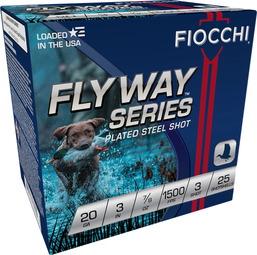 Fiocchi 203ST3 Flyway  20Gauge 3" 7/8oz 3Shot 25 Per Box/10 Case