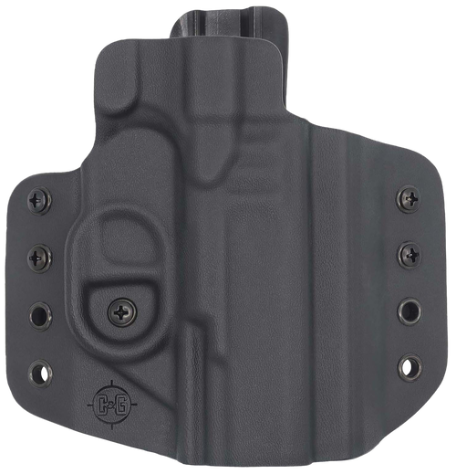 C&G Holsters 1212100 Covert  OWB Black Kydex Belt Loop Fits Walther PDP 4" Right Hand